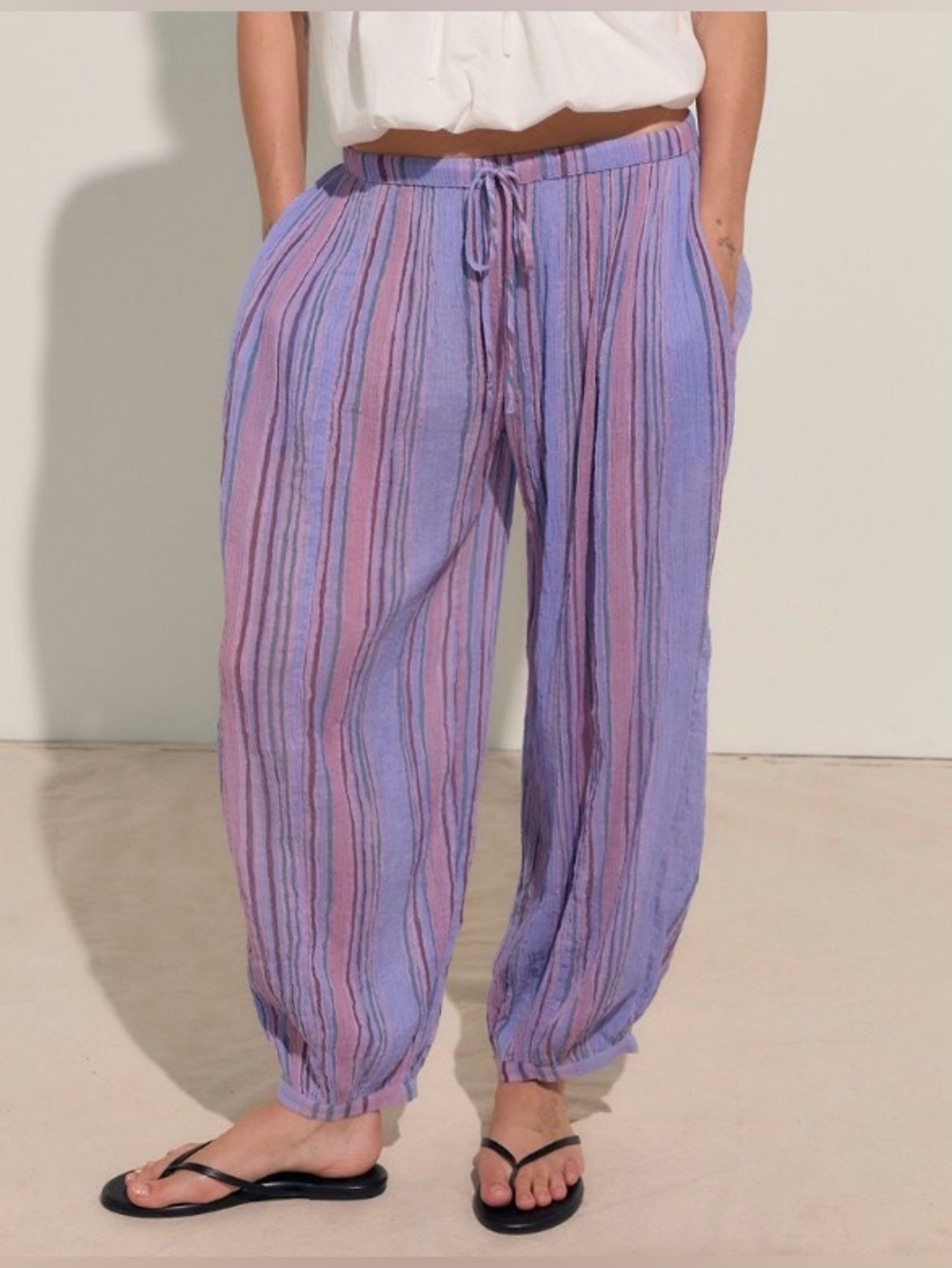 Free People Playa Party Stripe Pants